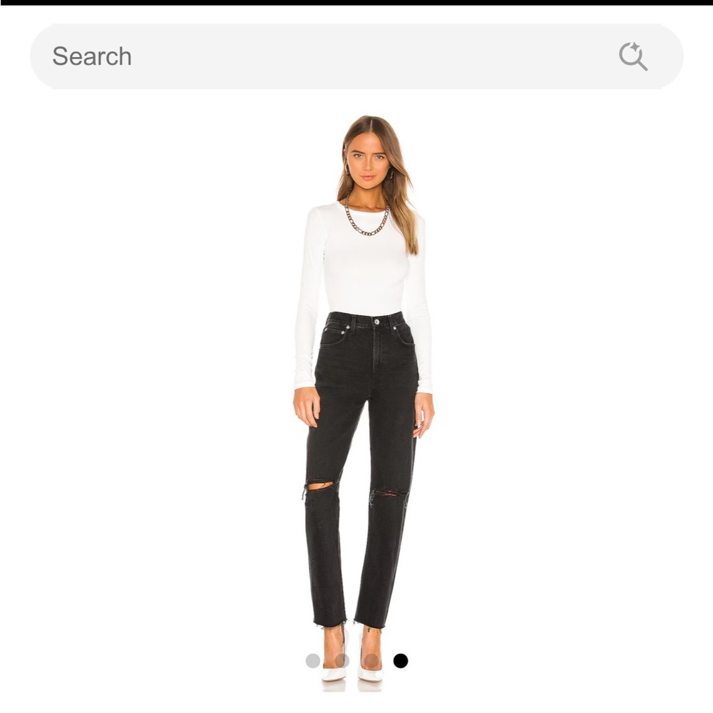 AGOLDE Cherie High Rise Straight Jeans